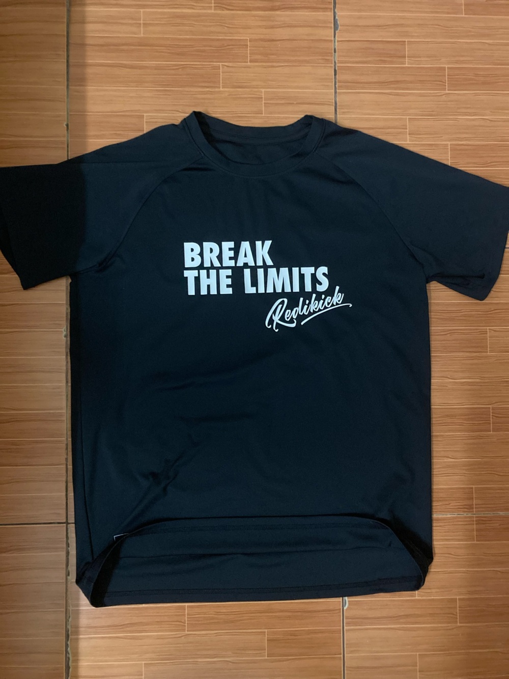 Break The Limits Black Athletic Tee